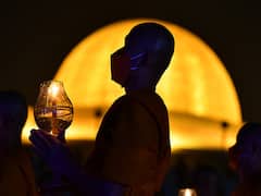 2 Years After Covid, Thousands Of Candles Light Up Thailand's Dhammakaya Temple On Makha Bucha Day. In Pics