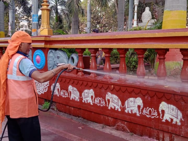 Indore city cleaned within an hour after Rangpanchami 2023 Celebration with colors ann Indore: यूं ही नहीं स्वच्छता में नंबर-1 है इंदौर, रंगपंचमी के बाद पूरा शहर एक घंटे में हुआ चकाचक!
