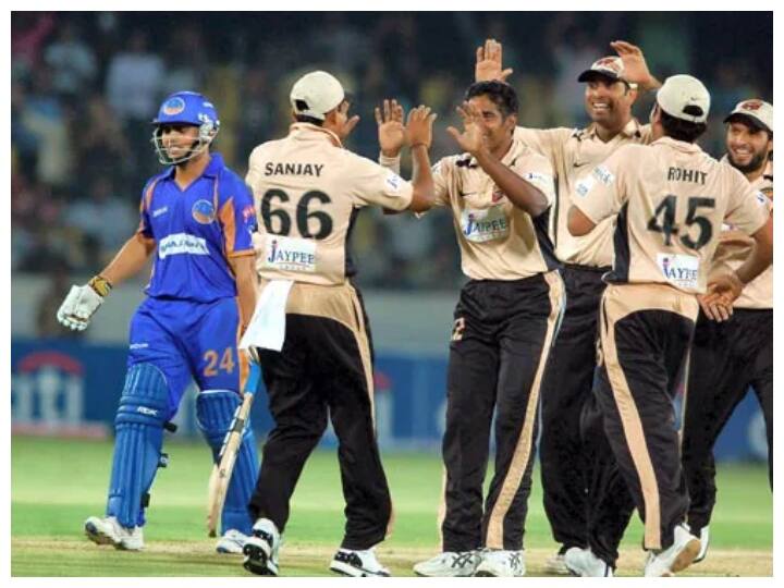 इस लिस्ट में तीसरे नंबर पर डेक्कन चार्जर्स का नाम मौजूद है. 24 अप्रैल 2008 को इस टीम ने राजस्थान के सामने 215 रनों का लक्ष्य दिया था। उस मैच को राजस्थान ने 3 विकेट से जीत लिया था. (फोटो - पीटीआई)