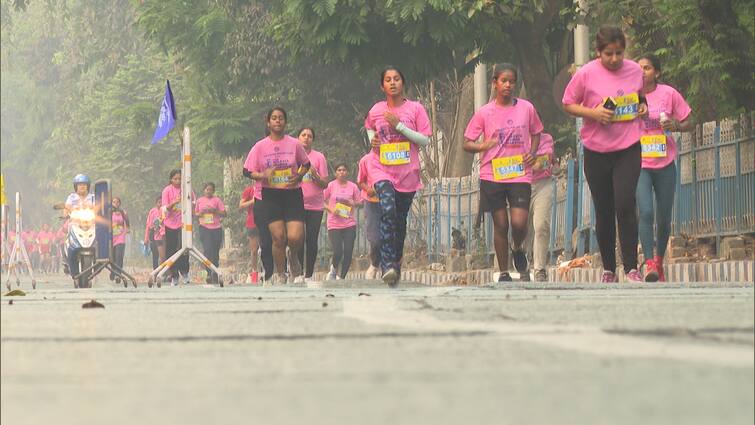 1200 Women Take Part In Marathon Arranged By Calcutta Police Club Calcutta Police Club:ক্যালকাটা পুলিশ ক্লাবের উদ্যোগে ম্যারাথন, দৌড়লেন প্রায় ১২০০ মহিলা