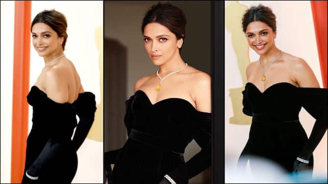 Deepika Padukone channels elegance in a Louis Vuitton gown and