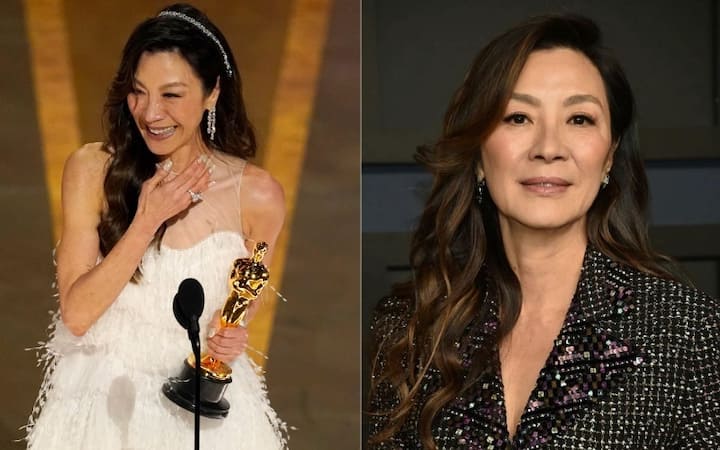 Oscar 2023 Michelle Yeoh: મલેશિયન અભિનેત્રી મિશેલ યોહને કોઈ ઓળખની જરૂર નથી. 60 વર્ષની મિશેલ યોહએ ઘણી હિટ ફિલ્મો આપી છે. મિશેલ યોહને 95 એકેડેમી એવોર્ડ્સમાં શ્રેષ્ઠ અભિનેત્રીનો ઓસ્કાર મળ્યો.