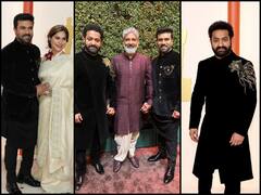 Indian Celebs At Oscar 2023: 'नाटू नाटू' के लिए चीयर करने पहुंची RRR की टीम, ब्लैक गाउन में दीपिका पादुकोण ने ढाया कहर