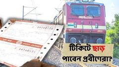 রেল টিকিটে ফের ছাড় পাবেন প্রবীণ নাগরিকরা? নিয়ম ফিরিয়ে আনতে প্রস্তাব সংসদে