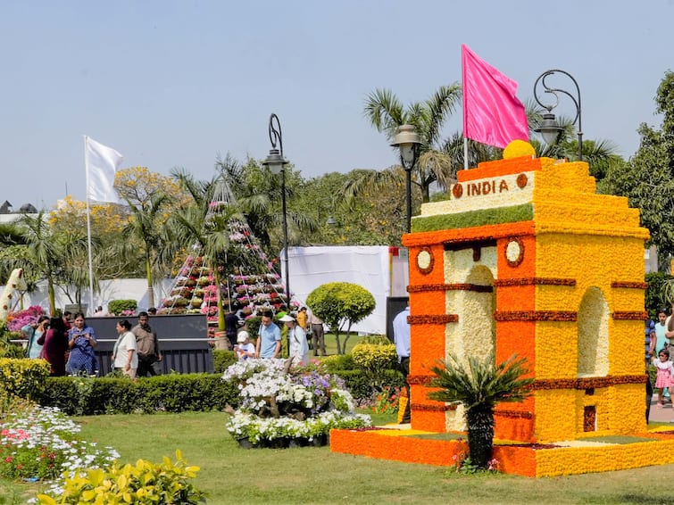 G20-Themed Flower Festival Held In Delhi, Four G20 Nations Including China, Japan Participate G20-Themed Flower Festival Held In Delhi, Four G20 Nations Including China, Japan Participate