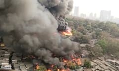 Mumbai Fire News : मुंबईतील मालाड परिसरात भीषण आग; अनेक घरं जळून खाक