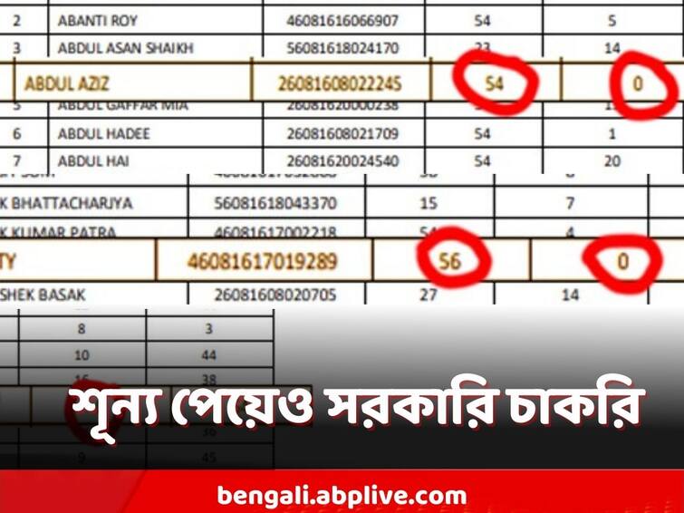 Group C Scam, numbers of more than 3 thousand candidates have been increased, OMR sheet Scam Group C Scam: পরীক্ষায় ০ পেয়েও রেজাল্টে ৫৪! OMR-জালিয়াতির ভয়াবহ নমুনা