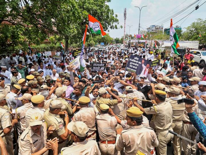 Congress will lay siege to Raj Bhavan in Jaipur today regarding Adani case ANN Congress Protest: अडानी के मुद्दे पर आज कांग्रेस का मार्च, जयपुर में राजभवन घेराव की तैयारी, ये दिग्गज नेता होंगे शामिल