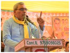 सपा पर जमकर बरसे ओम प्रकाश राजभर, अखिलेश को दिशा विहीन और स्वामी प्रसाद मौर्य को बताया साइकिल चोर