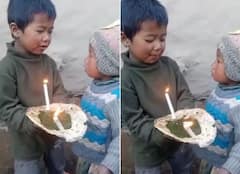 ਕੇਕ ਨਹੀਂ ਤਾਂ ਰੋਟੀ 'ਤੇ ਹੀ ਲਗਾ ਦਿੱਤੀ ਮੋਮਬੱਤੀ, ਫਿਰ ਮਨਾਇਆ ਬਰਥਡੇ... ਤੁਹਾਨੂੰ ਭਾਵੁਕ ਕਰ ਦੇਵੇਗੀ ਇਹ ਵੀਡੀਓ