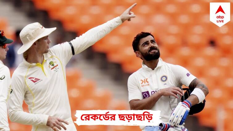 Ind vs Aus BG Trophy: maximum number of sixes by India against Australia, Nathan Lyon breaks Derek Underwood's record Ind vs Aus BG Trophy: সবচেয়ে বেশি ছক্কা ভারতের, আন্ডারউডের কীর্তি ভাঙলেন লায়ন, আমদাবাদে রেকর্ডের ছড়াছড়ি