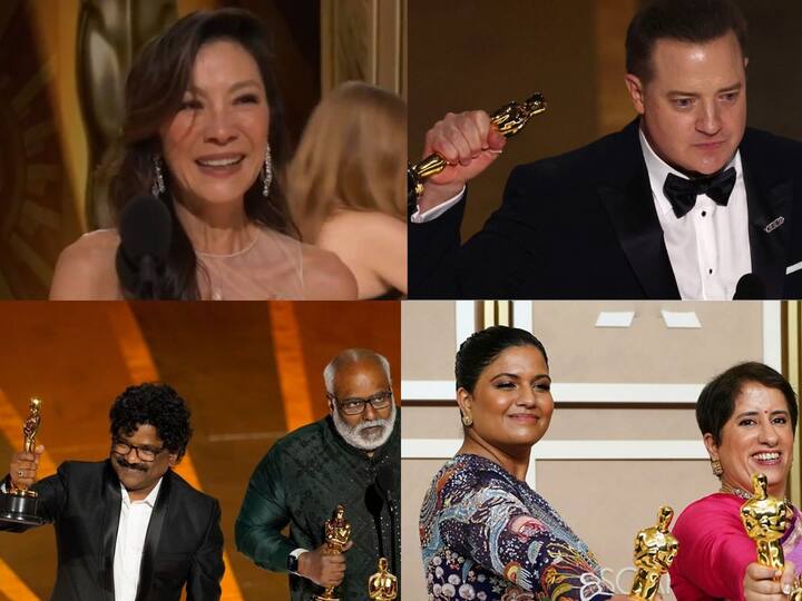 Oscar Winners: லாஸ் ஏஞ்சல்ஸ் நகரில் நடந்த ஆஸ்கர் விருது வழங்கும் திருவிழாவில், யார் யார் என்னென்ன விருதுகள் வென்றனர் என்பதை பார்க்கலாம் வாங்க.