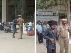 நெல்லை ஆட்சியர் அலுவலக வளாகத்தில் தீக்குளிக்க முயன்ற இளைஞர் - தடுத்து நிறுத்திய காவலர்கள்