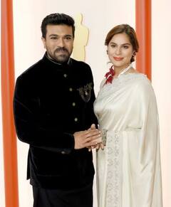 Oscar Awards 2023: 95ਵੇਂ ਅਕੈਡਮੀ ਐਵਾਰਡਜ਼ 'ਚ ਗਰਭਵਤੀ ਪਤਨੀ ਨਾਲ ਪਹੁੰਚੇ ਰਾਮ ਚਰਨ, ਸਫੇਦ ਸਾੜੀ 'ਚ ਬੇਹੱਦ ਖੂਬਸੂਰਤ ਨਜ਼ਰ ਆਈ Upasana