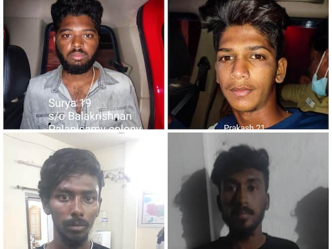 4 People Arrested For Attacking North State Workers In Coimbatore TNN | கோவையில்  வடமாநில தொழிலாளர்கள் மீது தாக்குதல் - இந்து முன்னணி நிர்வாகிகள் உட்பட 4  பேர் கைது