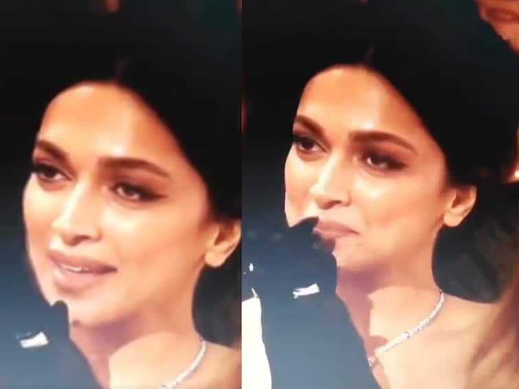 Oscars 2023: actress Deepika Padukone gets tear as Naatu Naatu wins Best Original Song Oscars 2023: ஆஸ்கர் அறிவித்த நொடி.. கண்ணீர் சிந்திய தீபிகா படுகோன்.. அரங்கில் உணர்ச்சிவசம்..