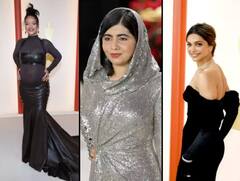 Oscar Awards 2023: Rihanna એ કાર્પેટ પર ગ્લેમરસ અંદાજ ફ્લોંટ કર્યો બેબી બંપ, દીપિકા લાગી ગોર્જિયસ, જુઓ તસવીરો
