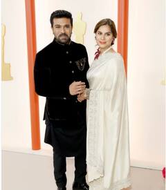 Oscar Awards 2023: 95ਵੇਂ ਅਕੈਡਮੀ ਐਵਾਰਡਜ਼ 'ਚ ਗਰਭਵਤੀ ਪਤਨੀ ਨਾਲ ਪਹੁੰਚੇ ਰਾਮ ਚਰਨ, ਸਫੇਦ ਸਾੜੀ 'ਚ ਬੇਹੱਦ ਖੂਬਸੂਰਤ ਨਜ਼ਰ ਆਈ Upasana