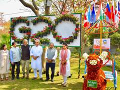 Four G20 Nations Take Part In G20-Themed Flower Festival Held In Delhi: IN PICS