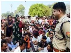 हरदोई में रेप के बाद मासूम की हत्या, पीड़ित परिवार के साथ ग्रामीणों ने किया रोड जाम