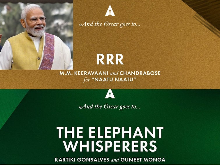 Oscars 2023 PM Narendra Modi Congratulates Team Of The Elephant Whisperers Naatu Naatu Song Oscars 2023: నాటు నాటు పాట కొన్నేళ్ల పాటు నిలిచిపోతుంది, దేశం గర్విస్తోంది - ప్రధాని మోదీ ప్రశంసలు