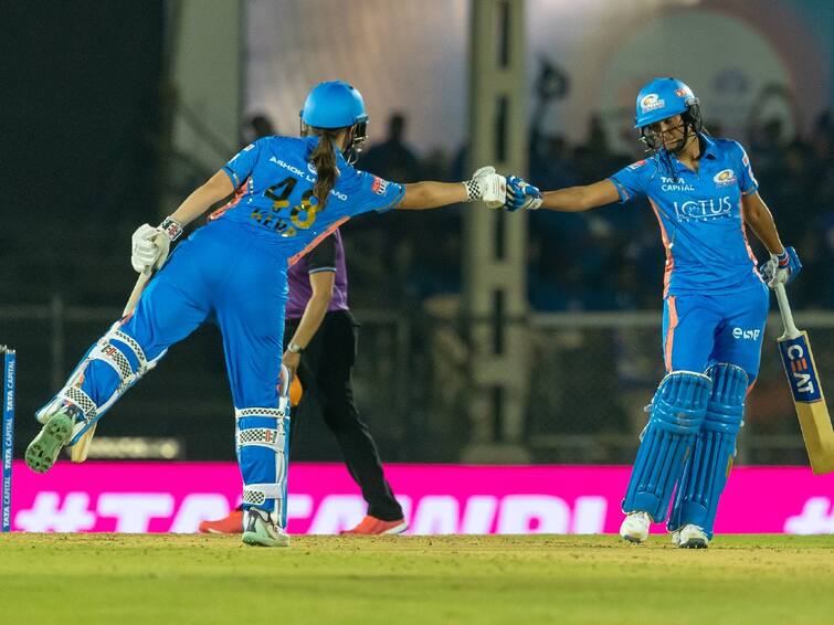 Mumbai Indians Women vs Gujarat Giants MI-W sets 163 target for  GG-W  12th Match இறுதியில் அதிரடி காட்டிய மும்பை: 20 ஓவர்கள் முடிவில்  8 விக்கெட் இழப்பிற்கு 162 ரன்கள் சேர்ப்பு..!
