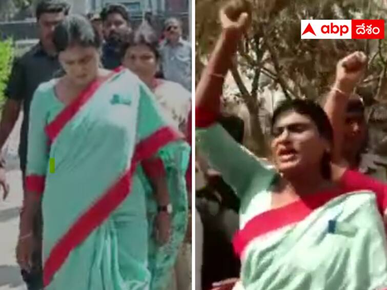 Police arrested Sharmi who performed dharma at Jantar Mantar in Delhi. Sharmila In Delhi : కాళేశ్వరం అవినీతిపై విచారణకు షర్మిల డిమండ్ - జంతర్ మంతర్‌లో ధర్నా, అరెస్ట్ !