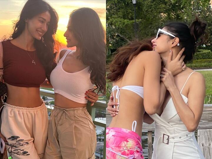 Disha Patani-Mouni Roy Photos: दिशा पाटनी और मौनी रॉय की कुछ तस्वीरें सोशल मीडिया पर सामने आई हैं, जिससे जाहिर हो रहा है कि दोनों इन दिनों एक दूसरे की बेस्ट फ्रेंड्स बन गई हैं.