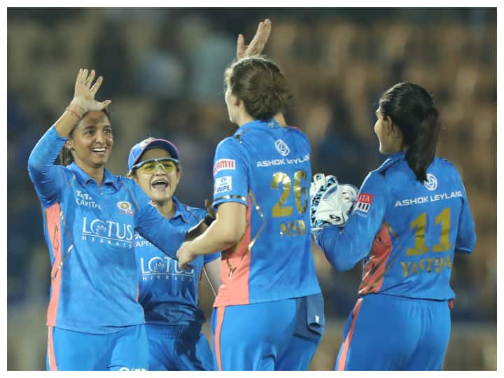 MI-W vs GG-W, Match Highlights: Mumbai became the first team to qualify for WPL playoffs, beat Gujarat by 55 runs