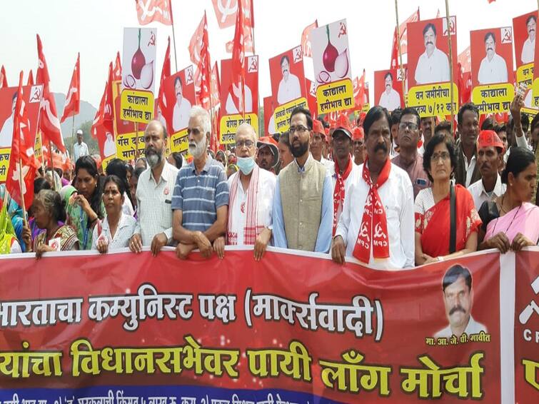 Maharashta Agriculture news Kisan Sabha long march will reach Mumbai today Kisan Sabha : किसान सभेच्या मोर्चाचा तिसरा दिवस, आज तीन वाजता मुख्यमंत्र्यांसोबत बैठक; तोडगा निघणार का? 