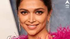 Deepika in Oscar 2023: অস্কারের মঞ্চে জয়জয়কার ভারতের, গোলাপি পালকে অপ্সরা দীপিকা