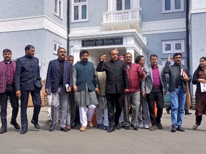 Himachal Pradesh Budget Session 2023 CM Sukhvinder Singh Sukhu On MLA Fund Restoration BJP MLAs walkout From Assembly ANN HP Budget Session 2023: विधायक निधि की बहाली पर CM सुक्खू ने दिया ये जवाब, विपक्ष ने किया वॉक आउट