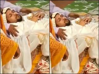 शादी की रस्म हो रही थी और शराबी दूल्हा सो रहा था, फिर दुल्हन ने किया ये काम... Video देख हो जाएंगे हैरान