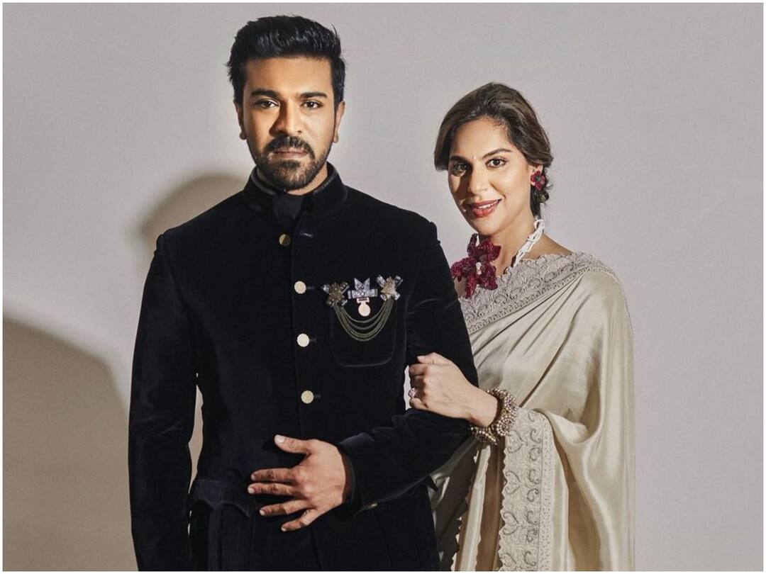 Oscar 2023 Ram Charan Costume decoding Upasana shares some interesting facts in vanity fair interview Ram Charan Costume : రామ్ చరణ్ ఆస్కార్ డ్రస్ వెనుక కథ - అల్లూరి స్ఫూర్తితో, మిలటరీని రిప్రజెంట్ చేసేలా