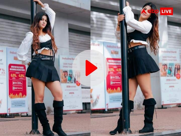 Sapna Gill Video Prithvi Shaw selfie row social media Influencer Sapna gill another video goes viral Sapna Gill Video: इंटरनेट पर वायरल हुआ सपना गिल का डांस वीडियो, शॉर्ट ड्रेस में एक्सप्रेशन देख फैंस हुए क्रेजी