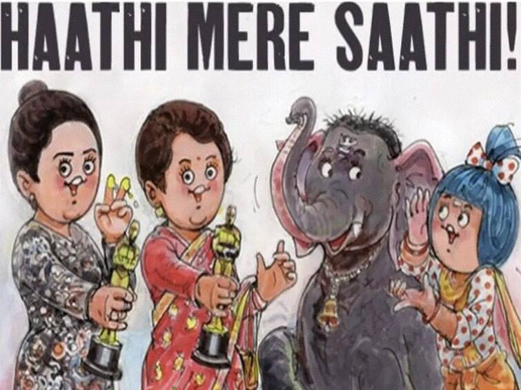 Haathi Mere Saathi Amul Celebrates The Elephant Whisperers Oscar Win With An Adorable Doodle 'Haathi Mere Saathi': Amul Celebrates The Elephant Whisperers' Oscar Win With An Adorable Doodle