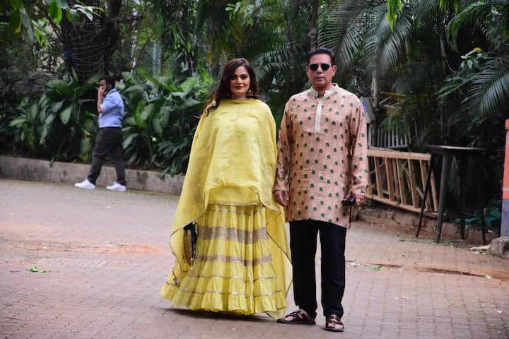 अलाना के संगीत में सलमान खान के जीजा अतुल अग्निहोत्री भी अपनी पत्नी अलविरा के साथ पहुंचे.