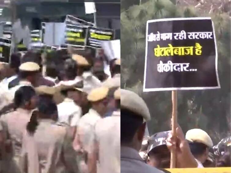 Adani Row Opposition's Protest March To ED Office Begins. NCP, TMC Missing Adani Row:  పార్లమెంట్ నుంచి ఈడీ కార్యాలయానికి ప్రతిపక్ష ఎంపీల ర్యాలీ, అదానీ అంశంపై విచారణకు డిమాండ్