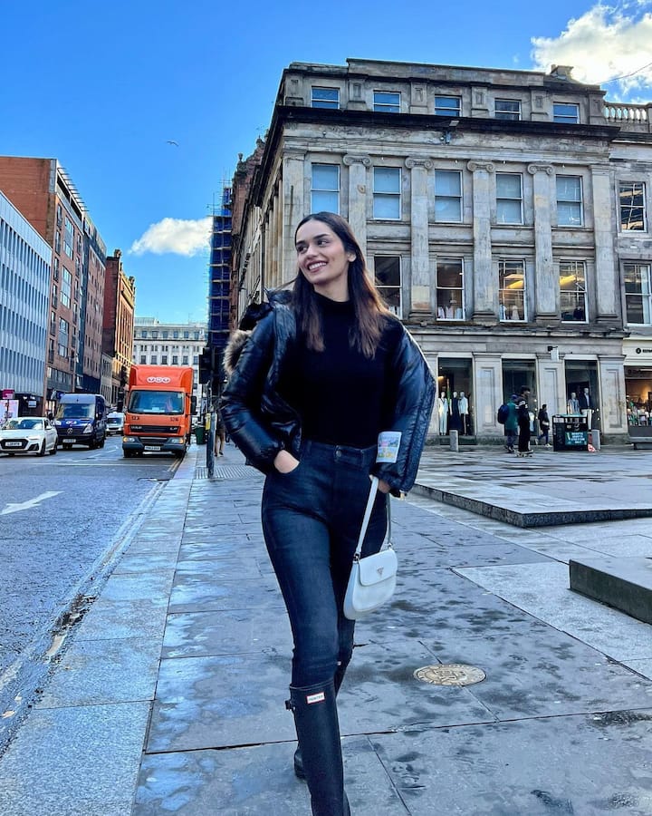 Manushi shared pictures of herself from Scotland on her official Instagram handle