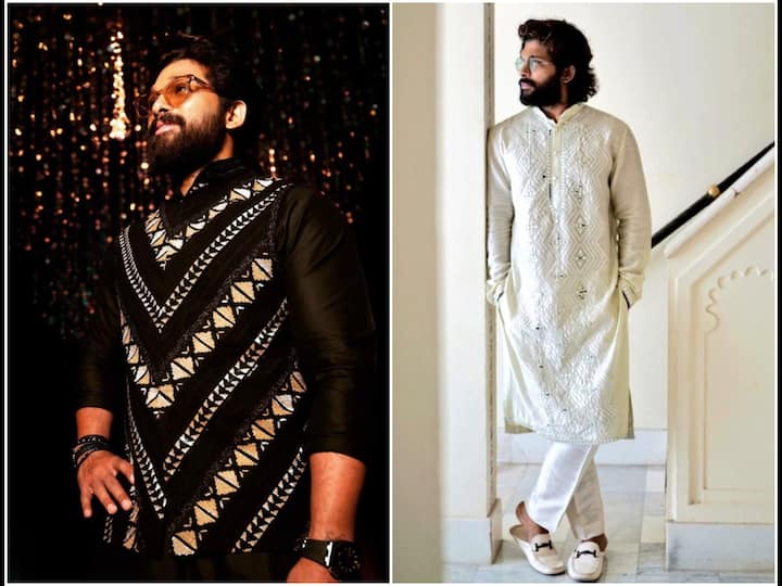 Allu Arjun has a great taste for traditional wear. One thing which really adds to his personality is his impeccable dressing sense that redefines chicness and maintains class, no matter what he wears.