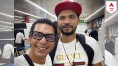 বিমানবন্দরে হঠাৎ দেখা, অভিনেতা-ক্রিকেটারের যুগলবন্দি দেখে মুগ্ধ নেটিজেনরা