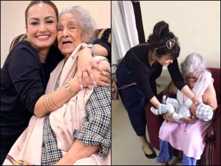 Lock Upp Fame Nisha Rawal grandmother demise she pens an emotional note for her Nisha Rawal की दादी का हुआ निधन, ‘अम्मा’ के साथ पुराने पलों को याद कर इमोशनल हुईं एक्ट्रेस, कहा- ‘मैं आपसे मिलने वाली थी लेकिन...’