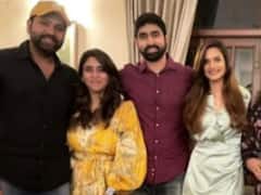 Rohit Sharma Attend Brother-In-Law Kunal Sajdeh's Haldi Ceremony - See Pics