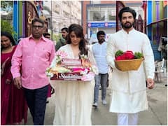 Shakuntalam Promotions : పెద్దమ్మ తల్లి గుడిలో సమంత, దేవ్ మోహన్ - అమ్మ ఆశీర్వాదంతో....