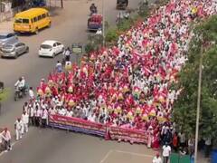 किसानों ने फिर निकाला लॉन्ग मार्च, सरकार के सामने रखीं ये डिमांड