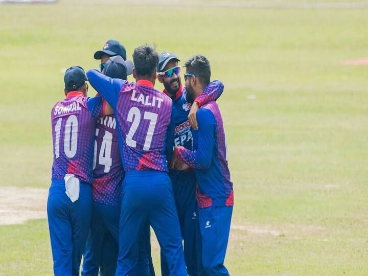 ICC Cricket World Cup 2023 Qualification Nepal takes Qualifier spot after beating UAE by DLS method ICC Cricket WC Qualifier: Nepal Pips Namibia To Secure Qualification After Thrilling Win Over UAE