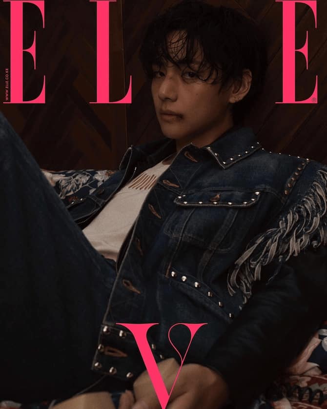 BTS V as a bad boy heartthrob in new magazine photoshoot