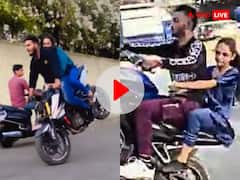 Watch: मुंबई में गर्लफ्रेंड को बैठाकर बाइक पर खतरनाक स्टंट करता दिखा शख्स, कार्रवाई की मांग