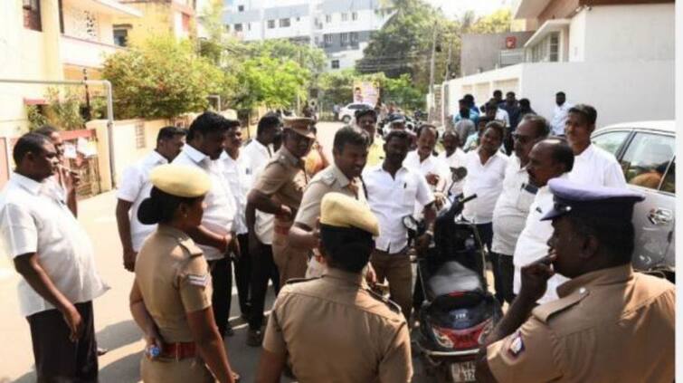 5 DMK members lodged in Trichy Central Jail till 29th. கைதுசெய்யப்பட்ட திமுகவினர் 5 பேரும் 29-ஆம் தேதி வரை திருச்சி மத்திய சிறையில் அடைப்பு.. விவரம்..