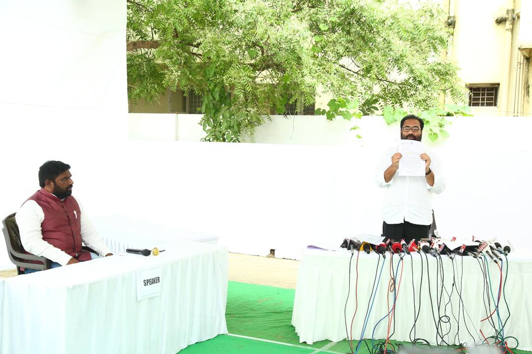 5 నిమిషాల మాట్లాడాలని 4గంటలు అసెంబ్లీలో నిలబడ్డా: కోటం రెడ్డి Mock assembly at Nellore rural mla kotamreddy office DNN 5 నిమిషాల మాట్లాడాలని 4గంటలు అసెంబ్లీలో నిలబడ్డా: కోటం రెడ్డి